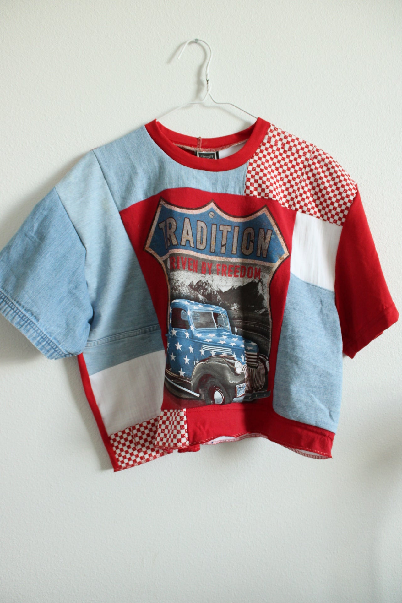 Driver By Freedom Patchwork Tee - L