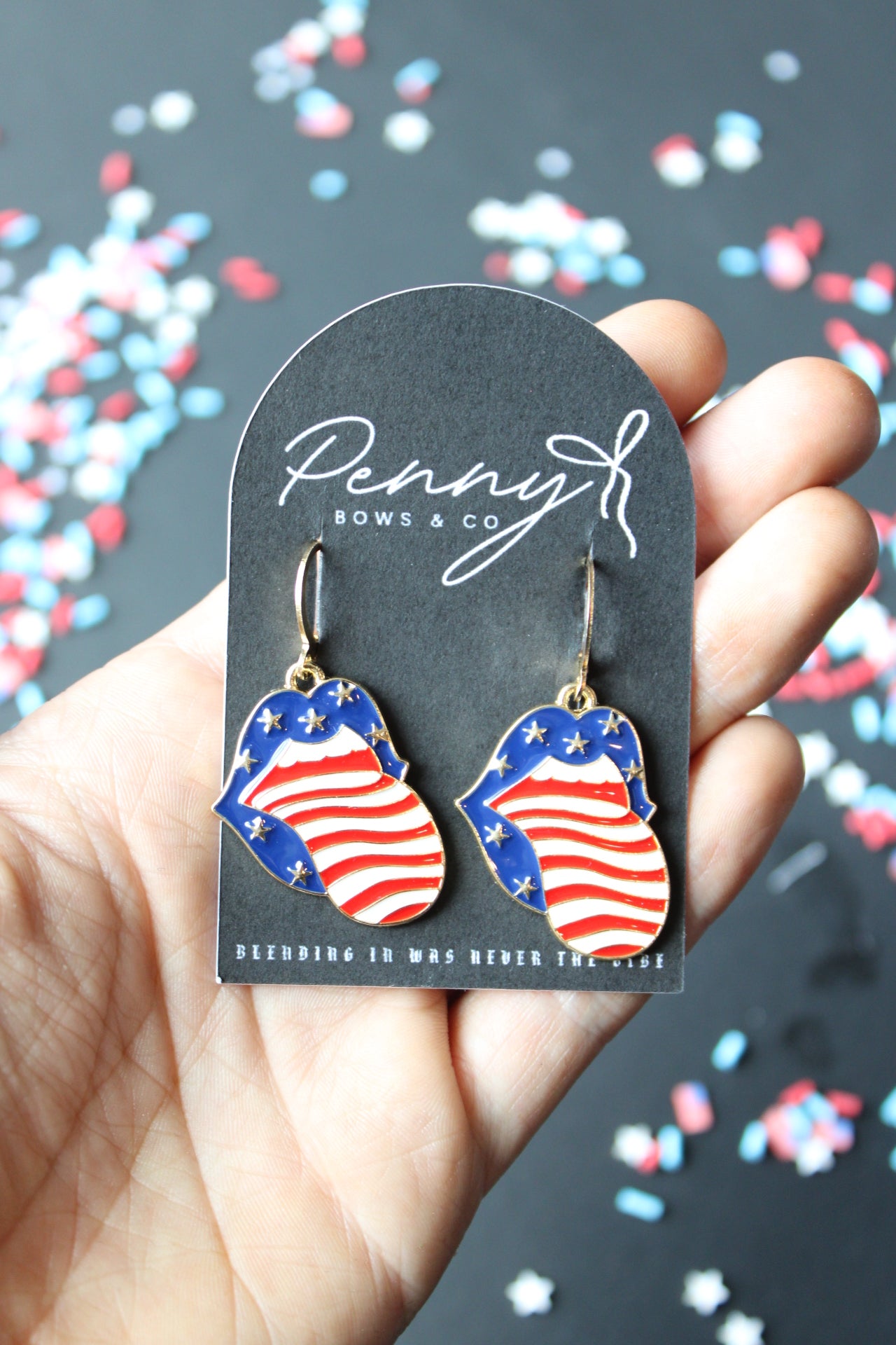 Liberty Lips Earrings