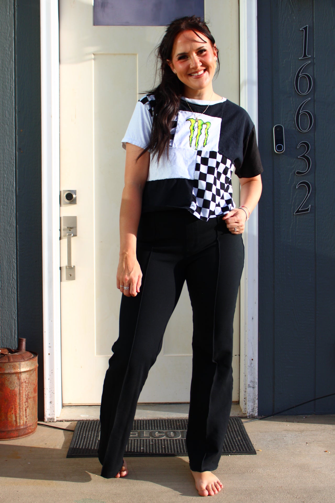 Monster Patchwork Tee- Adult