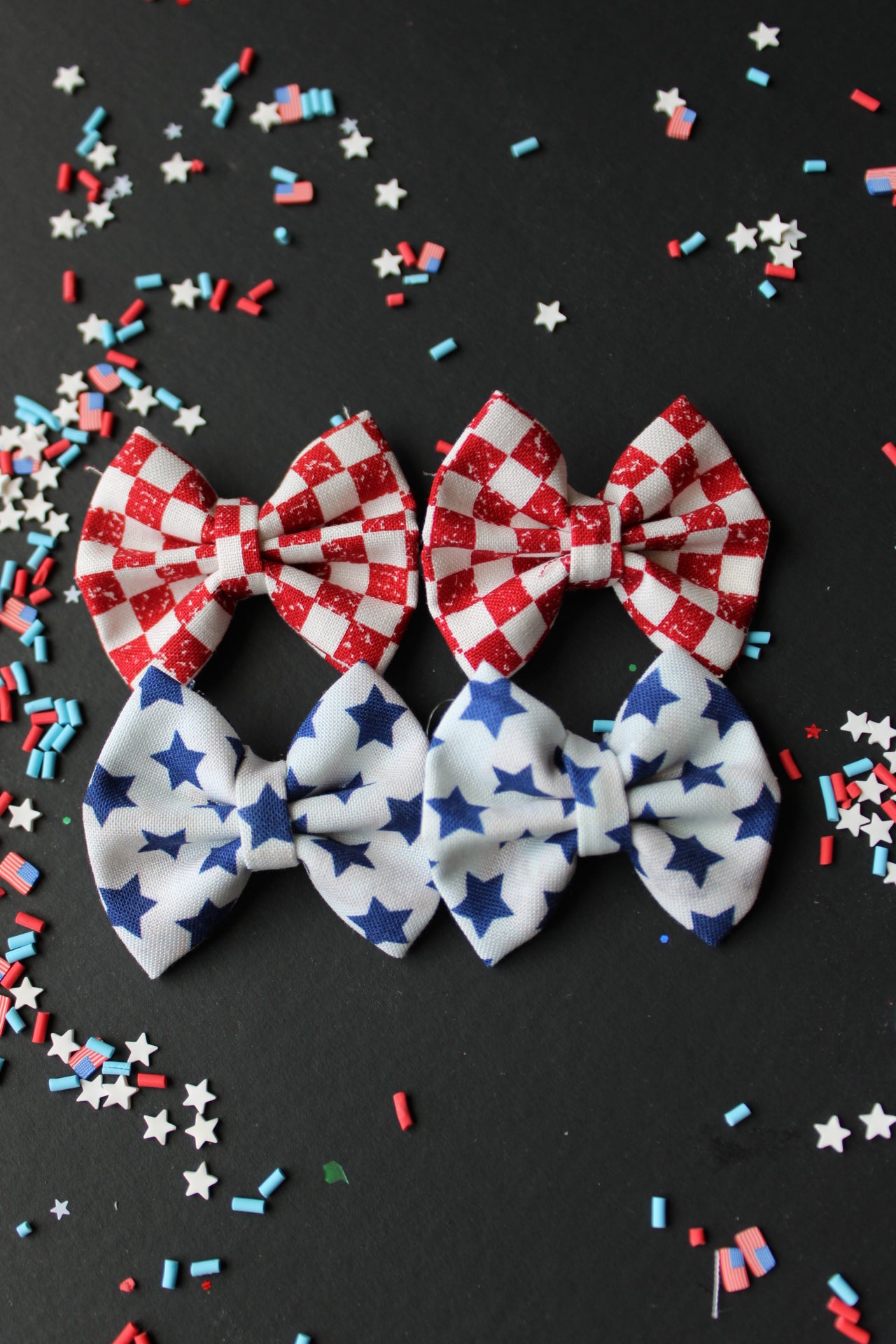 Red White & Cute- Mini Clips
