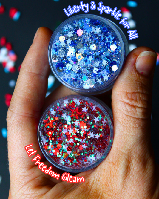 4th of July Hair Glitter