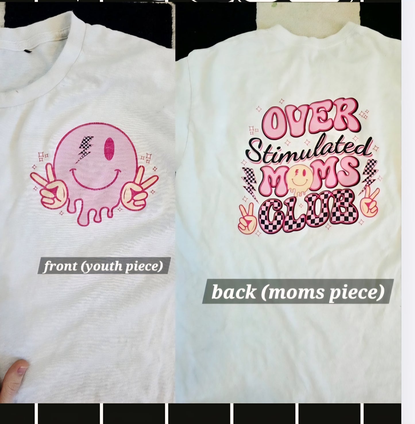 Overstimulated Mom + Mini Hoodie Set (Mockup)