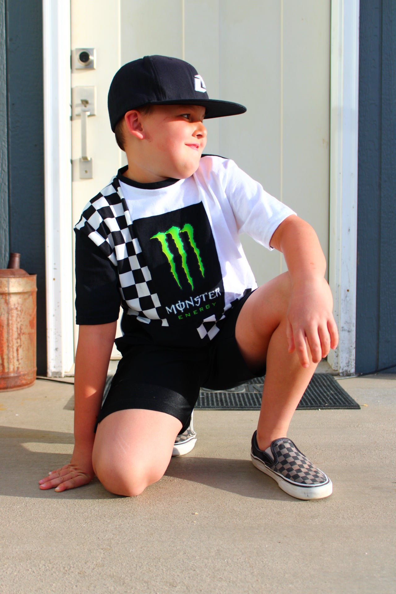 Monster Patchwork Tee- Youth