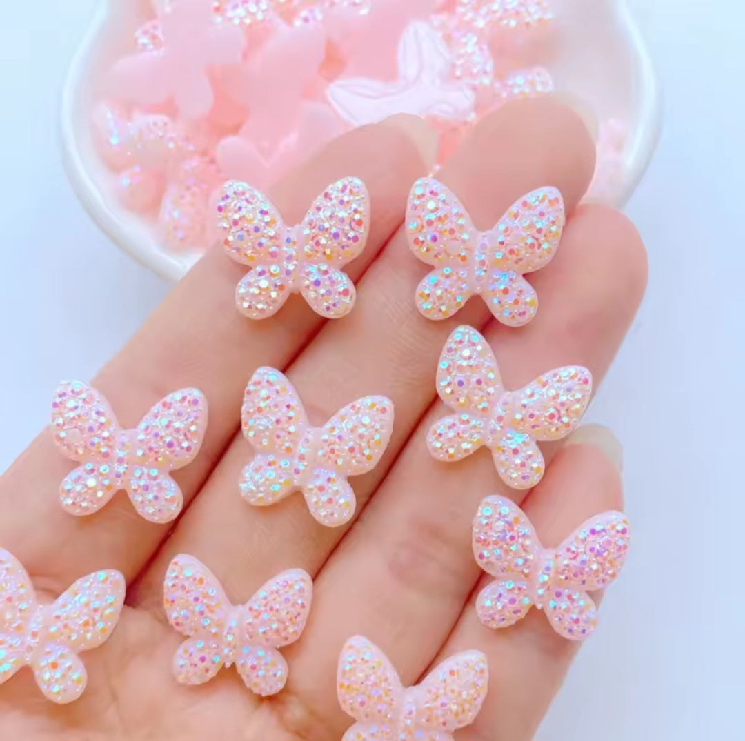 Spring Mini Bow Clips