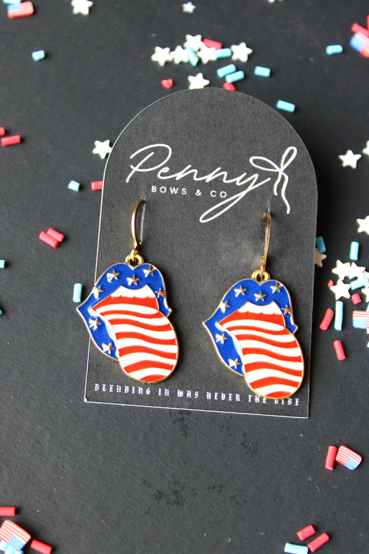 Liberty Lips Earrings