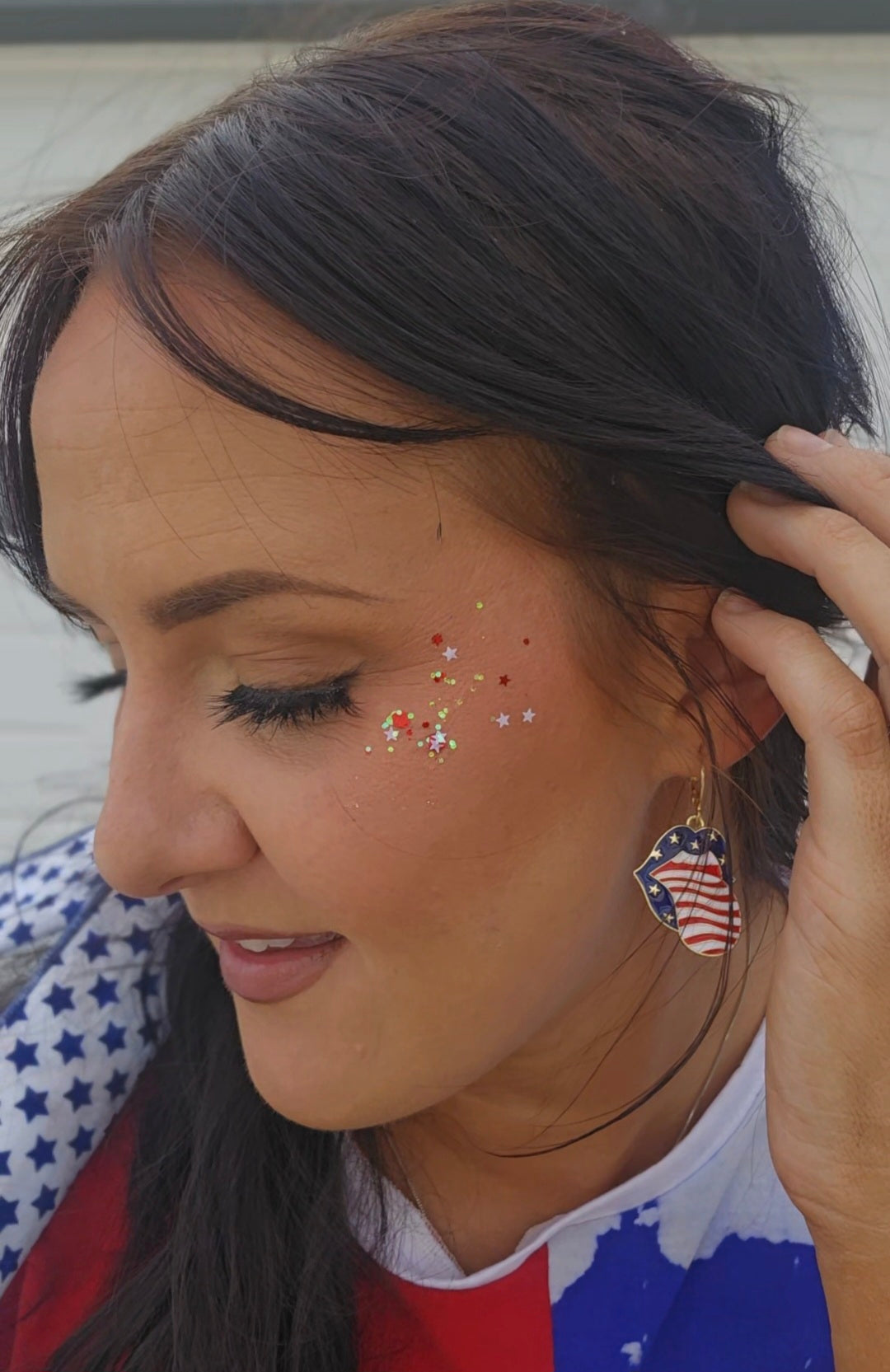 4th of July Hair Glitter