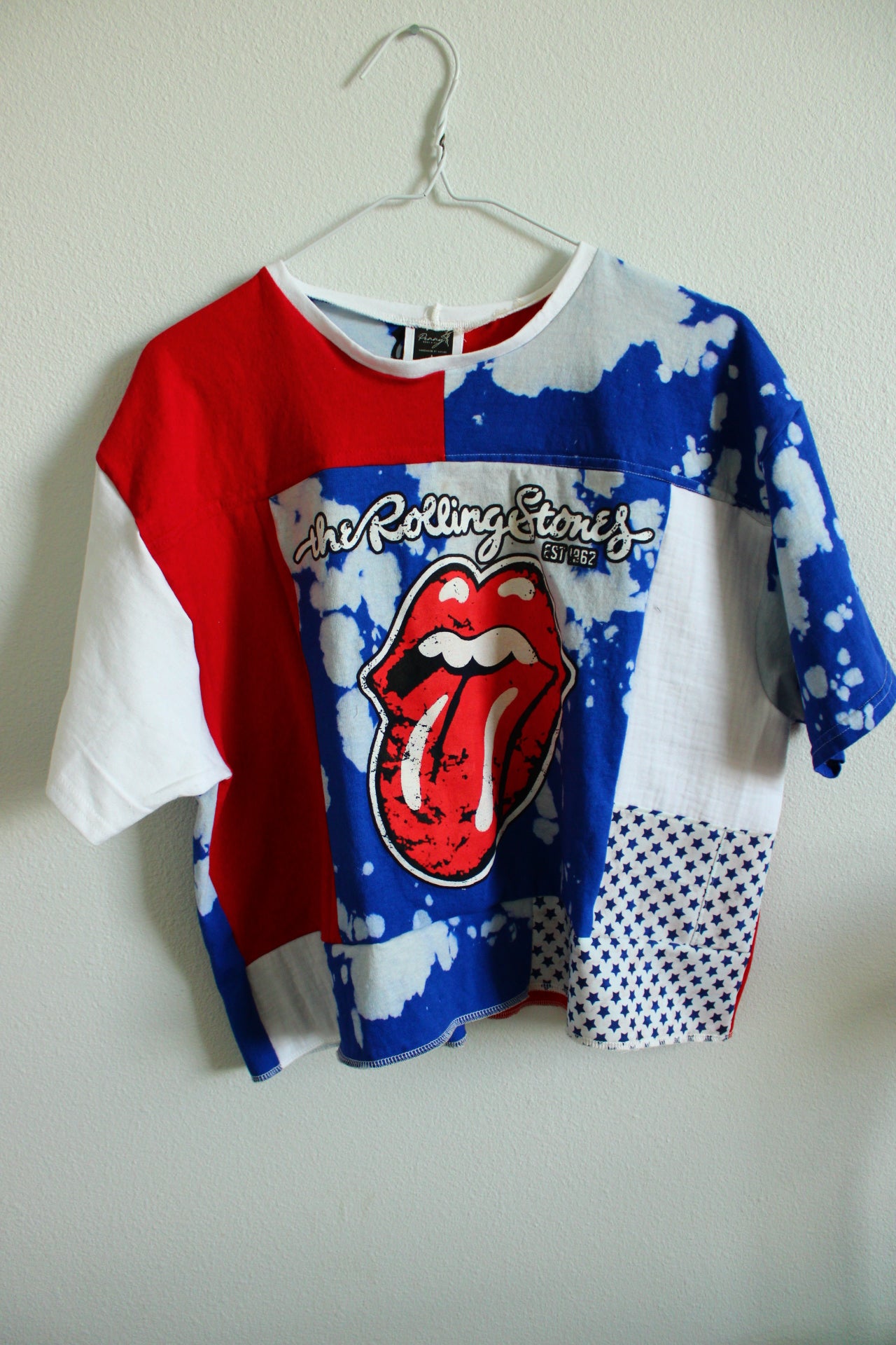 Rolling Stone 4OJ Patchwork Tee- L