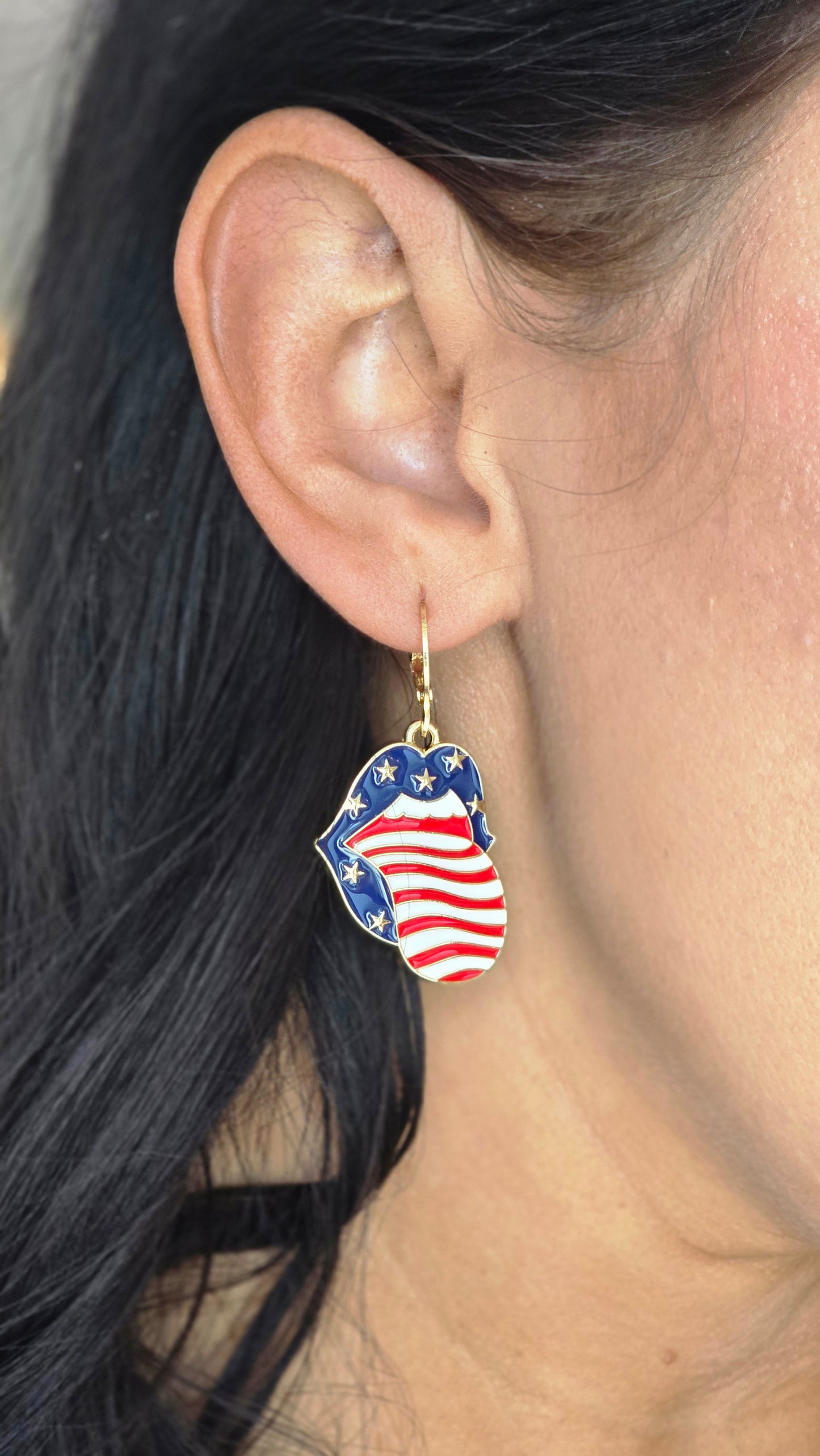 Liberty Lips Earrings