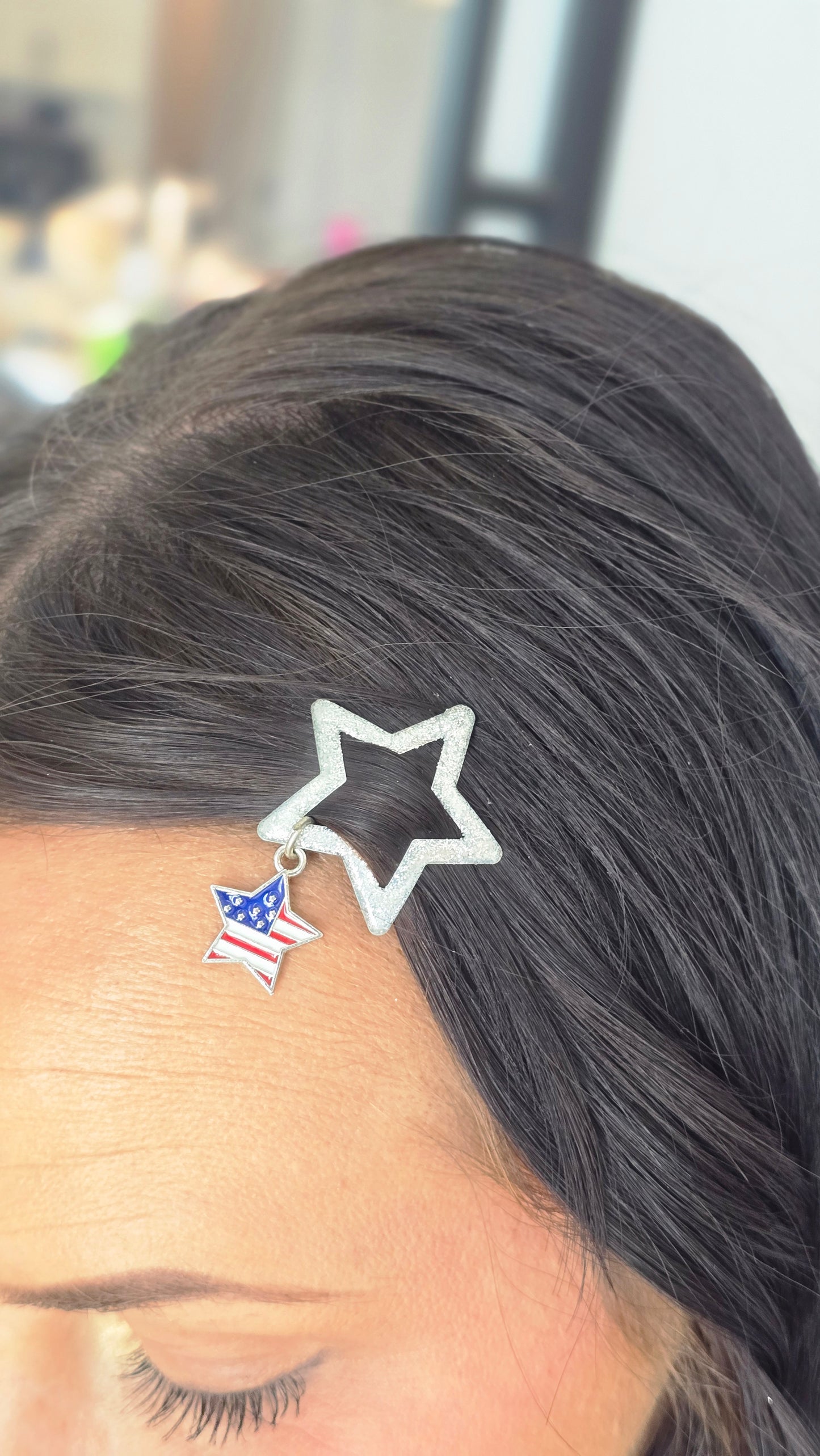 Star Charm Barretts
