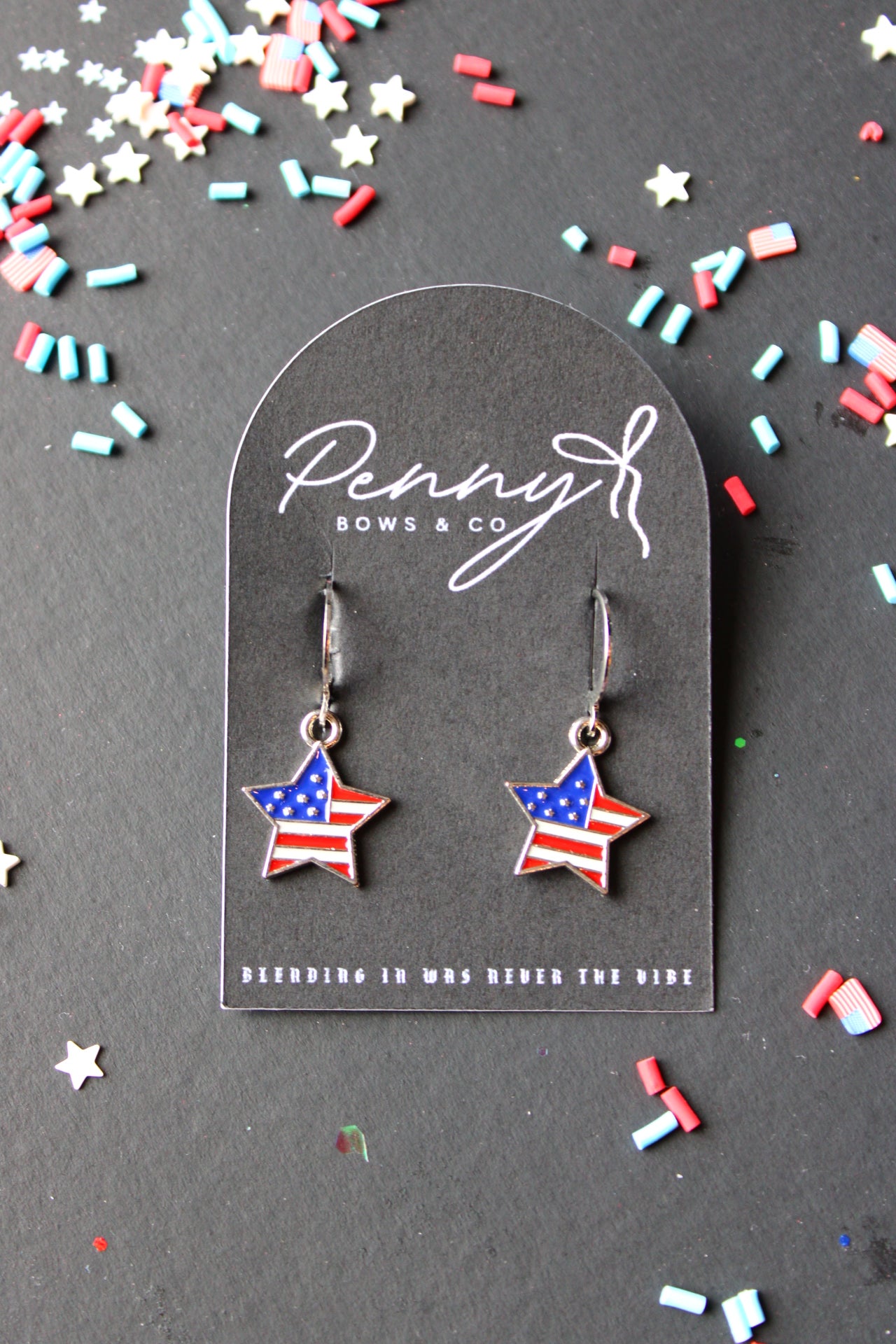 Old Glory Star Earrings