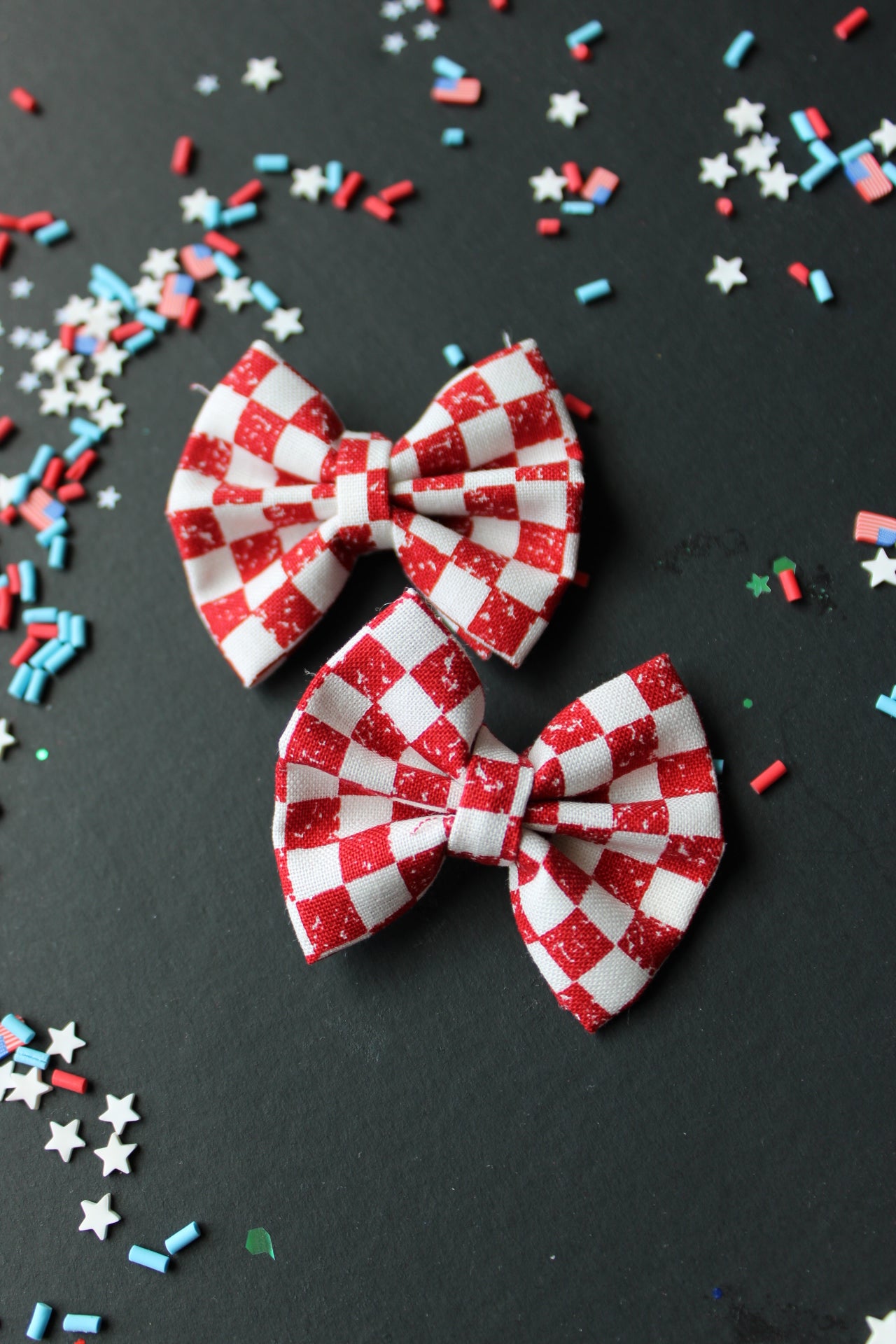 Red White & Cute- Mini Clips